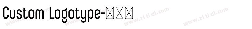 Custom Logotype字体转换